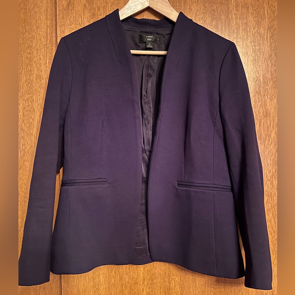 J.Crew Going Out Blazer, Navy, 12